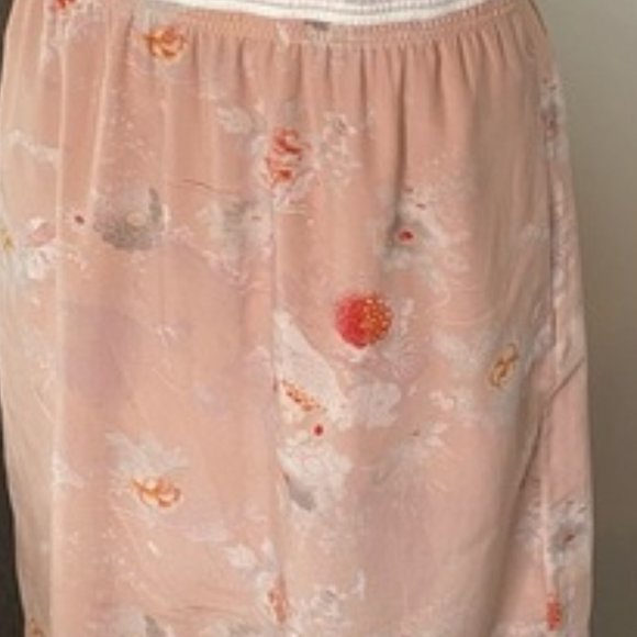 Aritzia/ Babaton modal silk floral  dress large / robe soie fleurs - Picture 2 of 5